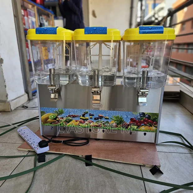 48L 3-Tap Commercial Juice Dispenser - 1