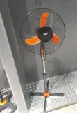 Mika 16-Inch Standing Fan - Orange & Black - 2