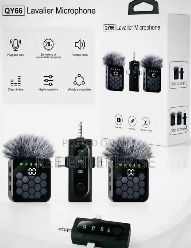 Brand New QY66 Wireless Microphone - 1
