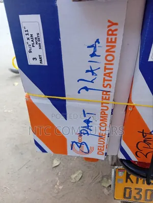Karatasi za Excell 3-Part 9.5" x 11" za Ankara/Risiti