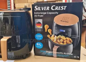 Silver Crest 6L Air Fryer 2400W - Uwezo Mkubwa Sana