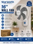 Starworth 16-Inch Wall Mounted Fan - 1