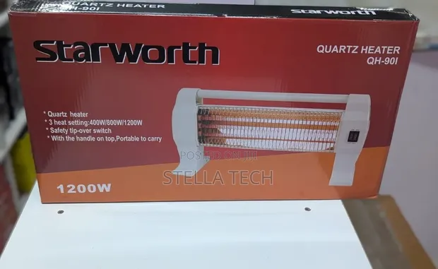 Starworth 3-Setting Quartz Heater - 1