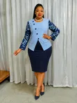 Classic Official Peplum Dress - 4
