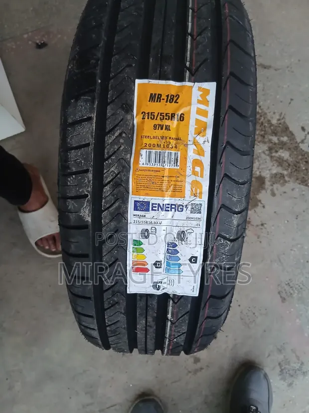 215/55R16 Mirage Tyres - Brand New - 1