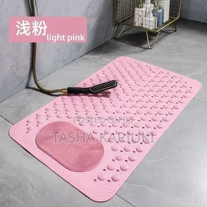 Bathroom Mat with Foot Scrub Pad (45x60cm)