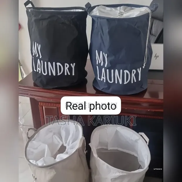 New Foldable Canvas Laundry Basket - Wholesale - 1