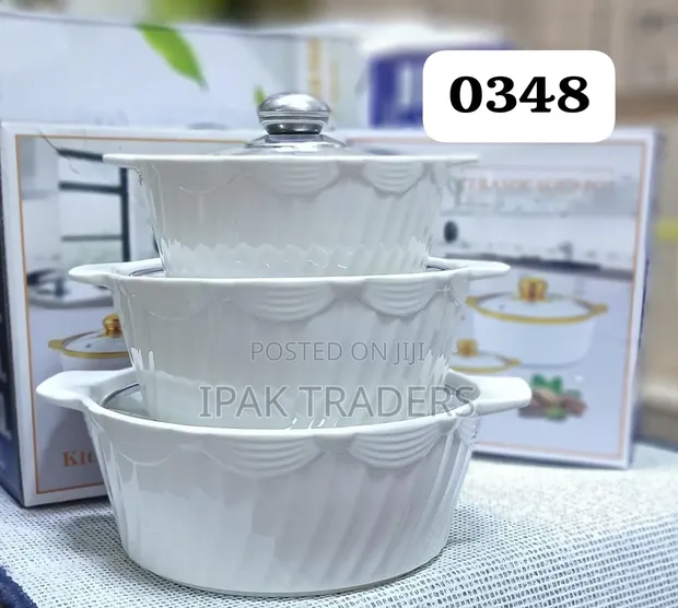 New Ceramic Serving Bowls Set - 1