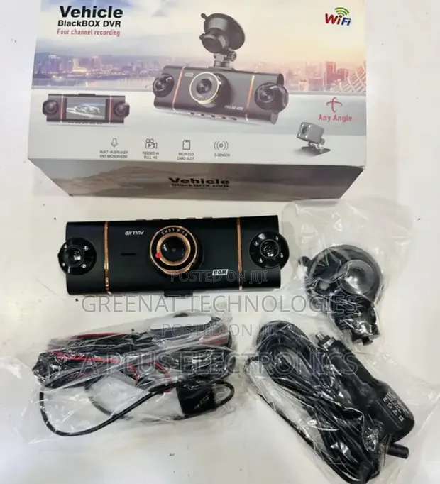 D65 4-Lens Vehicle Dash Camera DVR - Full HD WiFi - 1