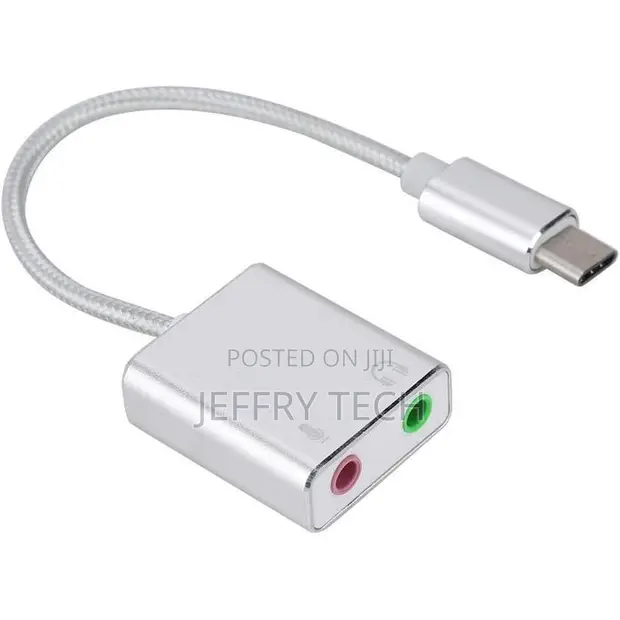 USB Type-C External Sound Card Adapter - 1