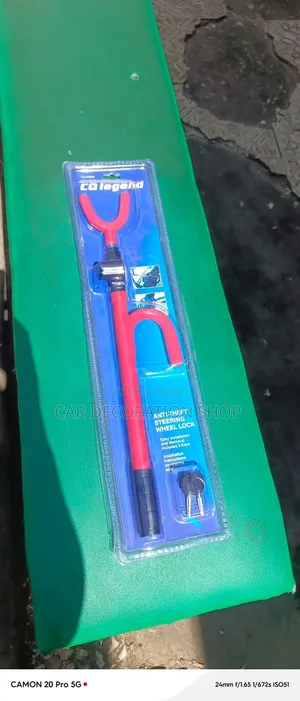 Universal Adjustable Steering Wheel Lock - Anti-Theft