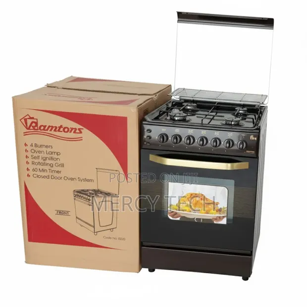 Ramtons 55x60 Full Gas Standing Cooker - 1