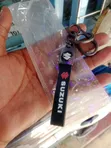 Black Leather Suzuki Key Chain Strap - 2