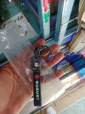 Suzuki Strap Keychain with Snap Hook & Keyring Clip