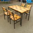 Rustic Wooden Dining Set / Restaurant Set - 1
