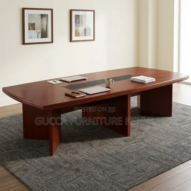 Executive Mahogany 14-Seater Board Table - 1