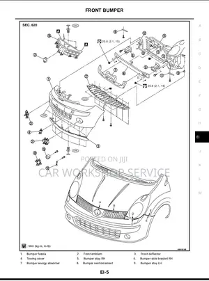 Nissan Note E11 Workshop Service Manual (2004-2011)