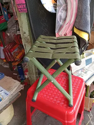 Mini Camping Stool with Nylon Canvas Seat