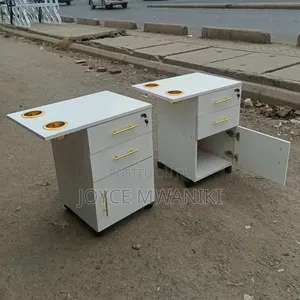 Salon Trolley Cart with Lockable Drawer