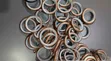 Antique Bronze Round Curtain Rings with Inner Plastic Lining - 2