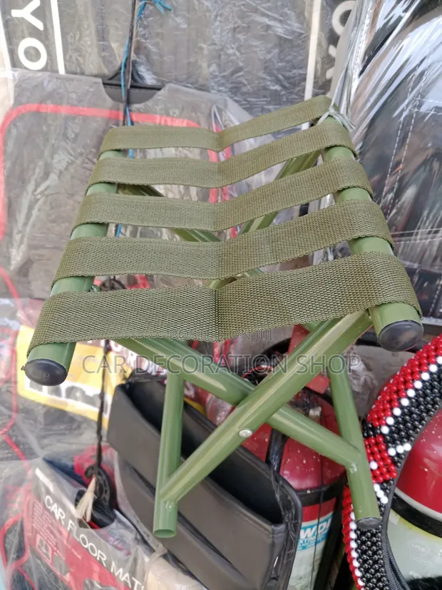 X-Shaped Collapsible Camping Stool - 1