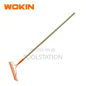 Rigid Metal Garden Rake, 16T Heavy Duty
