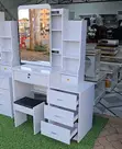 White Dressing Table with Stool - Brand New - 1