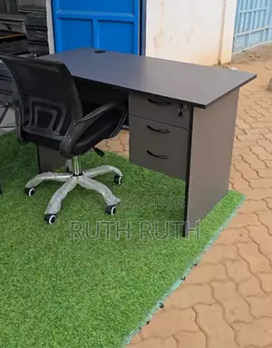 SK Office Desk 1.2m with Chair - Brand New