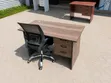 Boss Office Products Executive Desk and Mesh Chair Set - 1