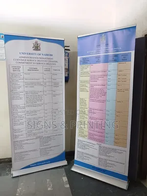 Roll-Up Standing Banners (85cm x 200cm)