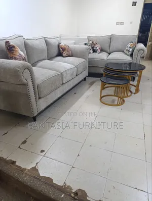 3+2 Seater Grey Sofa Set