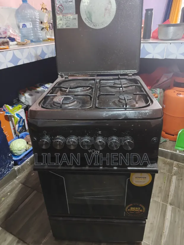 Von 60x55cm Cooker: 3 Gas Burners, 1 Electric Plate, Oven - 1