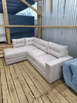 Cream Corner Seat 5-Seater Sofa - 2
