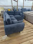 L-Shaped Blue Sofa (5-Seater) - 2