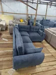 L-Shaped Blue Sofa (5-Seater) - 3