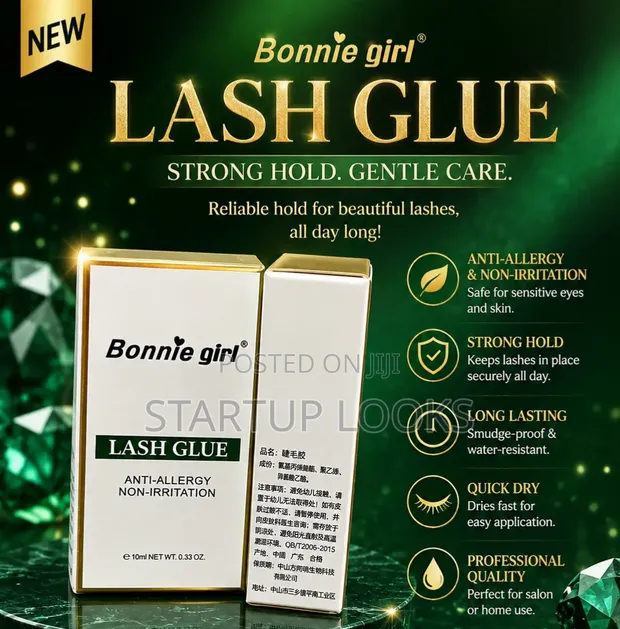 Eyelash Glue - Long Lasting, Non-Irritating - 1