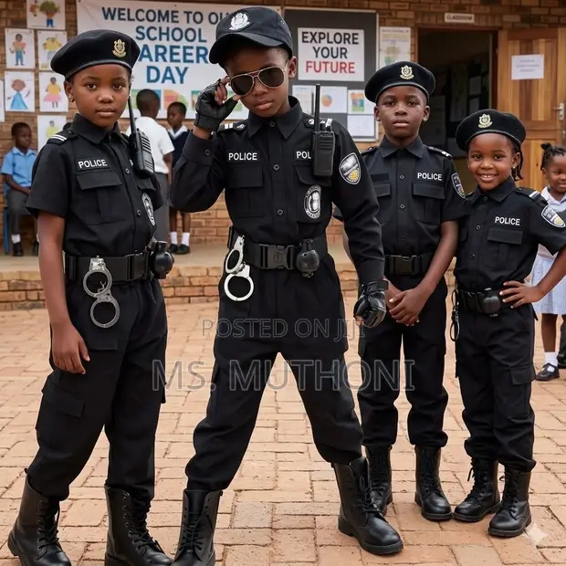 Children's Police Cosplay Set (Ages 4-14) - 1