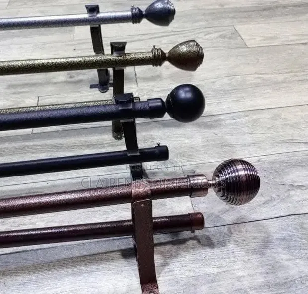 Durable Powder-Coated Curtain Rods - Jua Kali - 1
