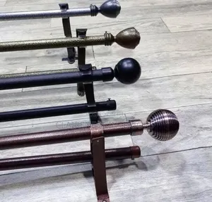 Durable Powder-Coated Curtain Rods - Jua Kali