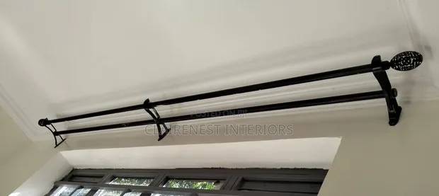 Powder-Coated Curtain Rods - Jua Kali - 1