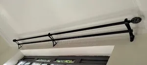 Powder-Coated Curtain Rods - Jua Kali