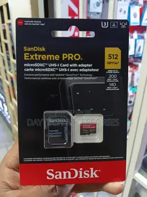 SanDisk 512GB Extreme PRO microSDXC Card & Adapter