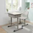Kids Study Desk and Chair Set - Brown - 5