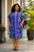 Custom Made Ankara Shirt Dress - Brand New - 1