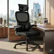 Orthopedic Office Chair with Flip Armrests - 1