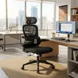 Orthopedic Office Chair with Flip Armrests - 3