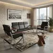 Modern 5-Seater Office Reception Sofa Set - 3