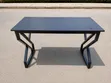 Modern Z-Frame Executive Office Desk - All Black - 1