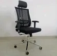 Ergonomic Mesh Executive Office Chair with Headrest - Black - 1