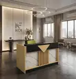 1.8m Executive Office Reception Desk - Brown - 1